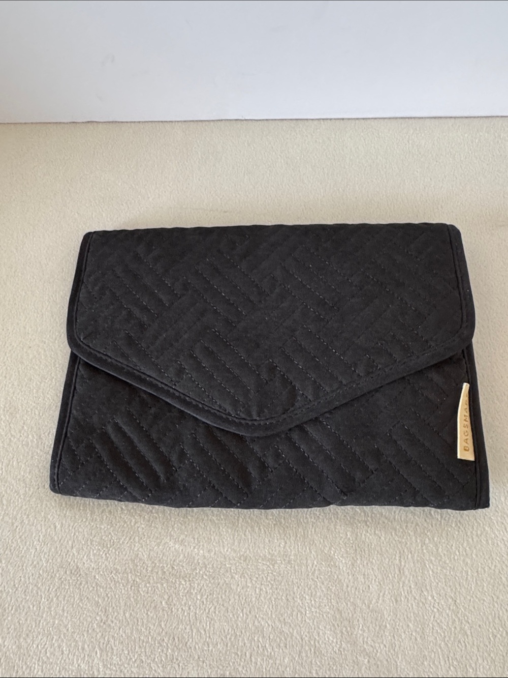 Bagsmart quilted travel jewelry case
